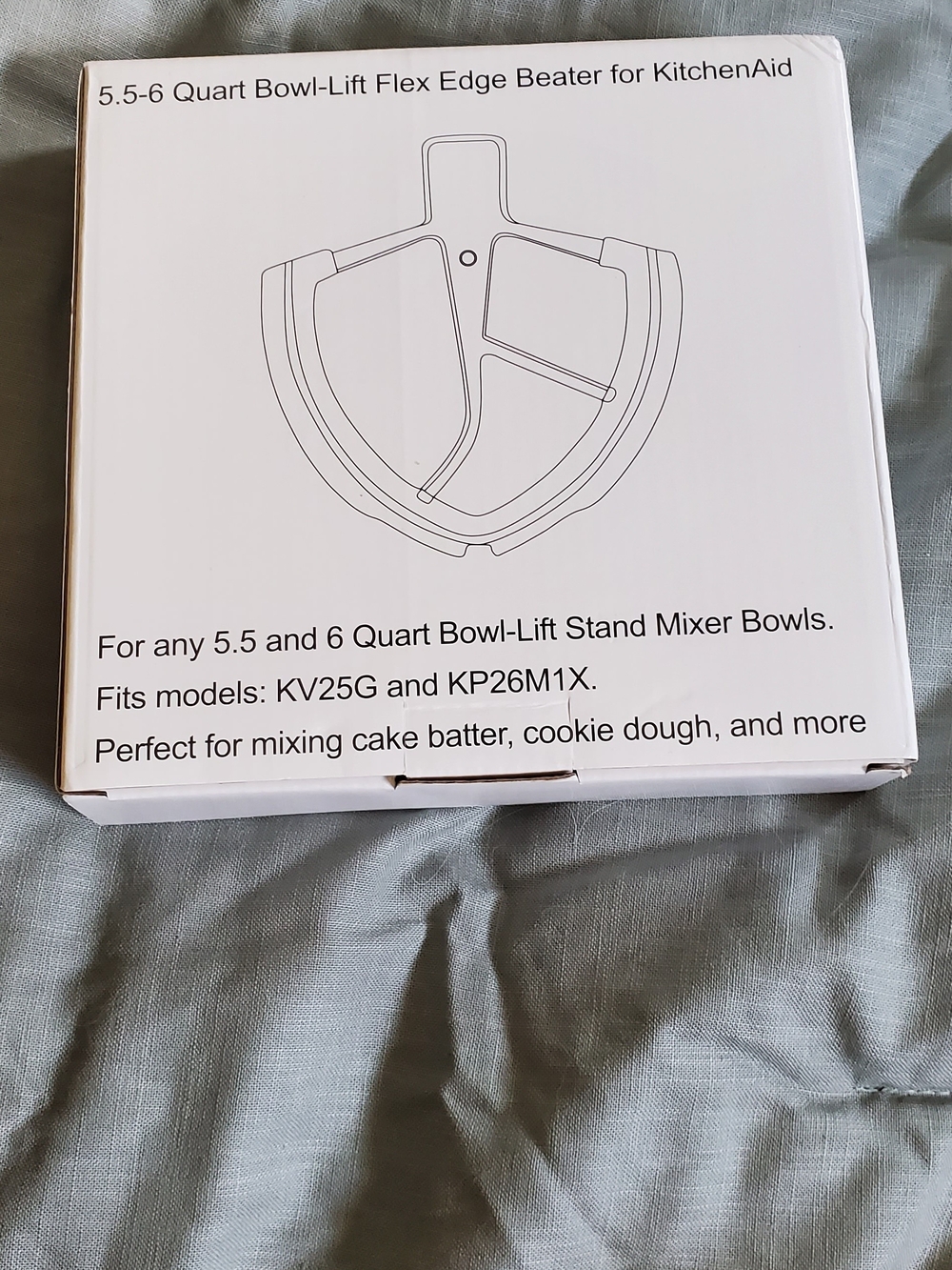KitchenAid White Flex Edge Beater Accessory